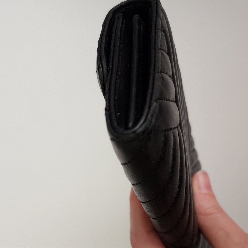 Chanel Black Quilted Leather Wallet Clutch - Picture 12 of 16